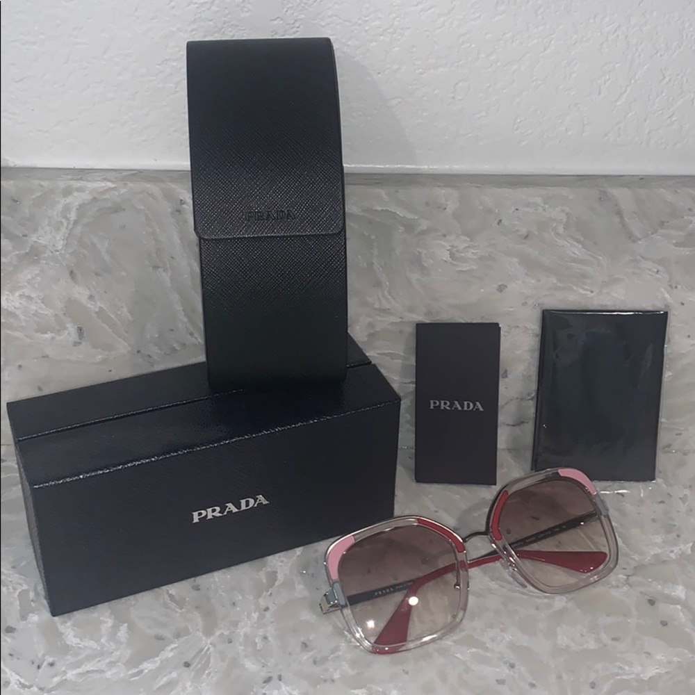Complete Prada Gorgeous Sunglasses Set!!!